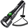 APLOS AP40 4000 Lumens Scuba Diving Flashlight  XHP70 High Brightness LED Dive Torch, IPX8 Waterproof Underwater 150m 492ft Submersible Light Include 1 x 26650 Rechargeable Battery and Charger APLOS Dive Light Official