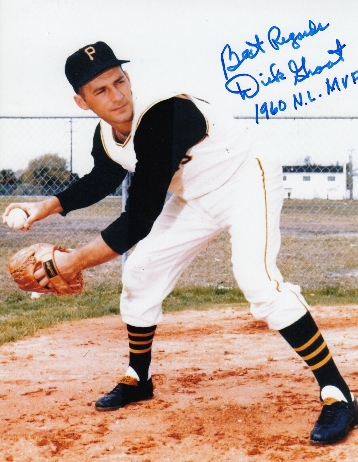 Dick Groat #6 8x10 Signed w/ COA Pittsburgh Pirates 032419