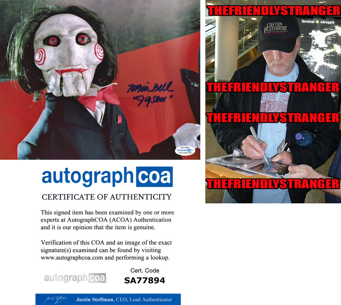 TOBIN BELL signed Autographed SAW