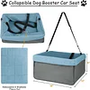 Dog Car Seat for Small Dogs,Dog Booster Seat,Deluxe Elevated Pet Car Seat for Small to Medium Pets,Dog Car Bed for Front & Back Car Seat
