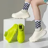 Women's Anti-Slip Waterproof Home Cotton Rain Boots Shoes