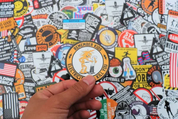 150pcs Hard Hat Stickers Pack(DIRTY) - Perfect for Helmets, Toolboxes..