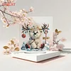 Christmas Antler Bear DIY Double-Sided Desktop Ornaments Diamond Art Kits
