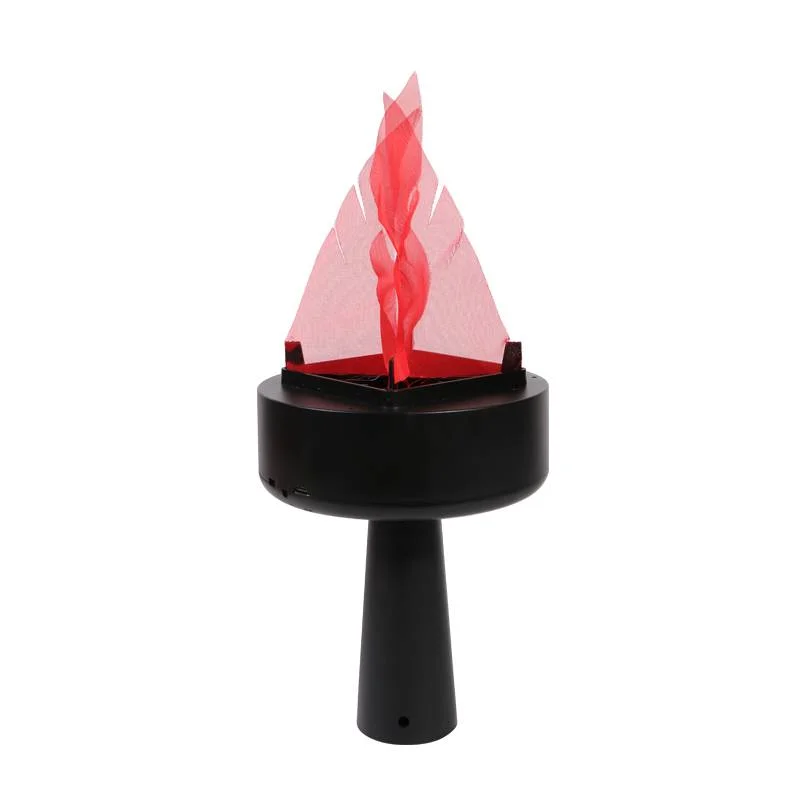 Halloween Artificial Simulation Burning Fake Flame Silk Fire Lamp