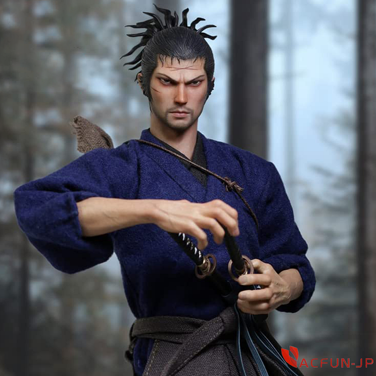 【予約】ZGJKTOYS L-001 1/6 映画 アニメ ゲーム 浪人 侍 武士 モデル アクションフィギュア 素体 ヘッド 交換腕 服装 刀 道具 フルセット