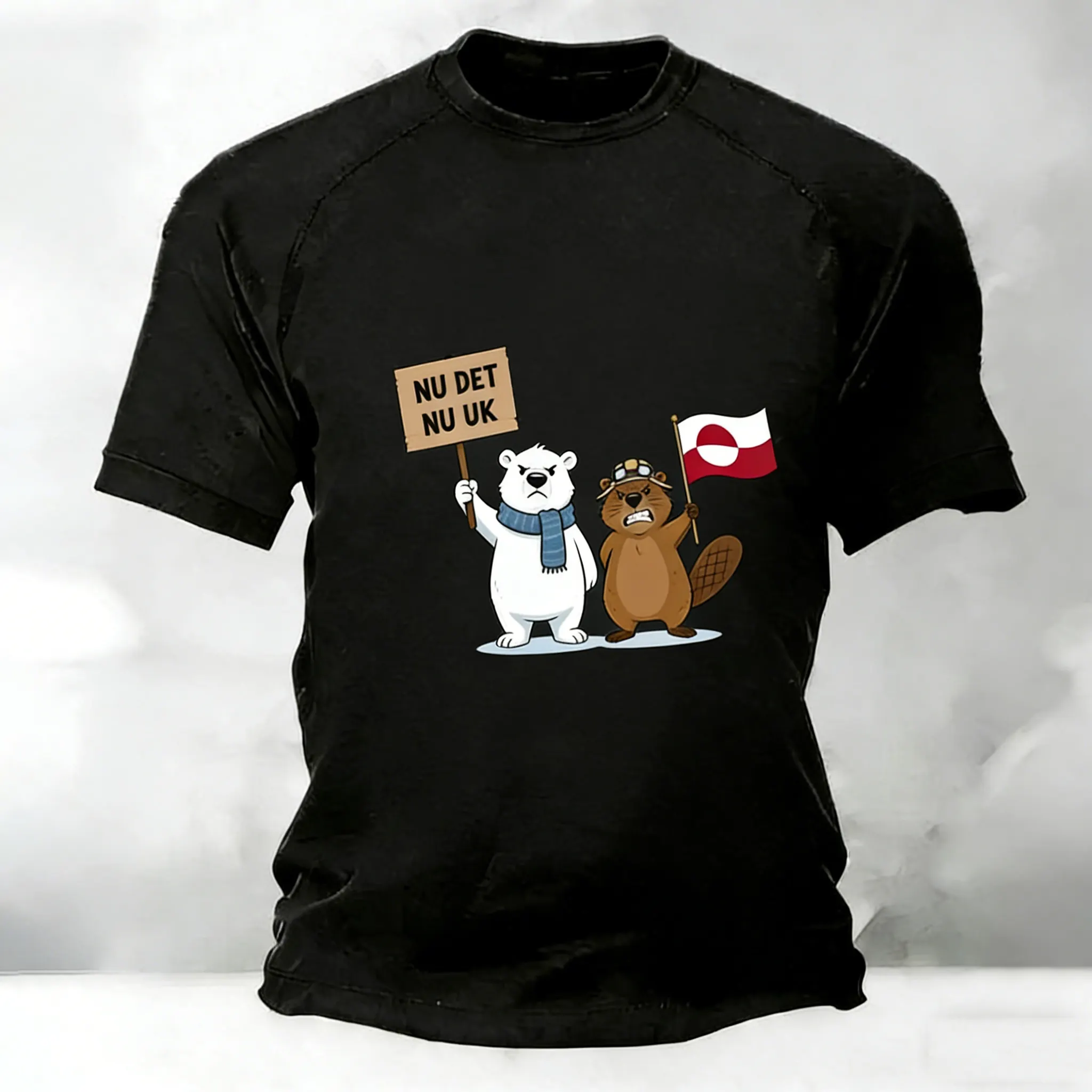 Printed, Comfortable Men's T-shirts Are Not Sold In Greenland. artswardrobe
