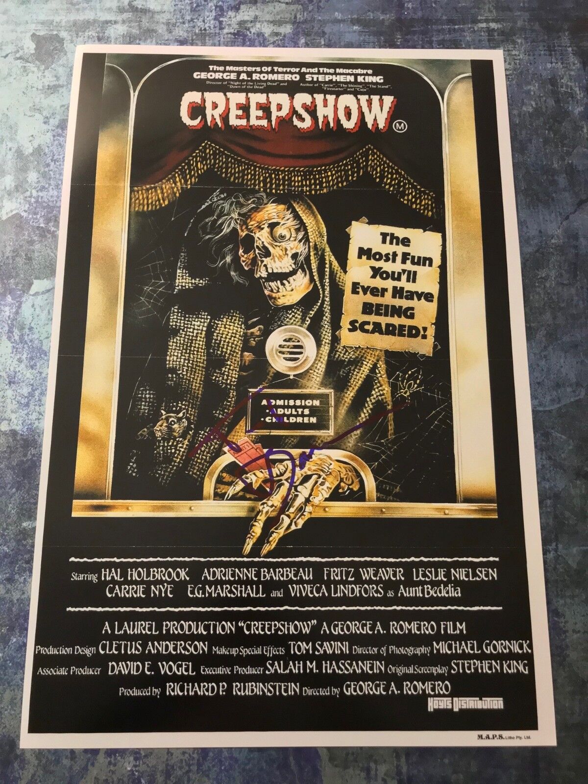 GFA Creepshow Harry * TED DANSON * Signed Autograph 12x18 Photo Poster painting Poster COA