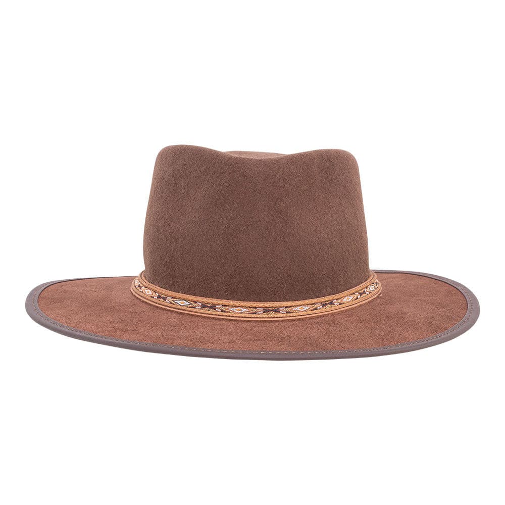 Bushwick - Mens Felt Fedora Hat - Cowboy Hat Band