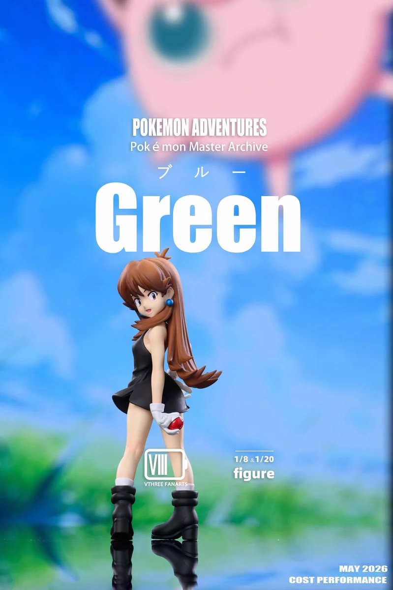 ゅぁぽん Green Figure - Pokemon | V3 FANARTS Studiow