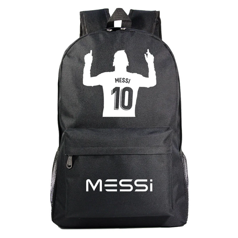 Buzzdaisy Get Your Young Soccer Star Ready with our Lionel Messi Theme School Bag - Durable, Waterproof and Laptop-Ready!