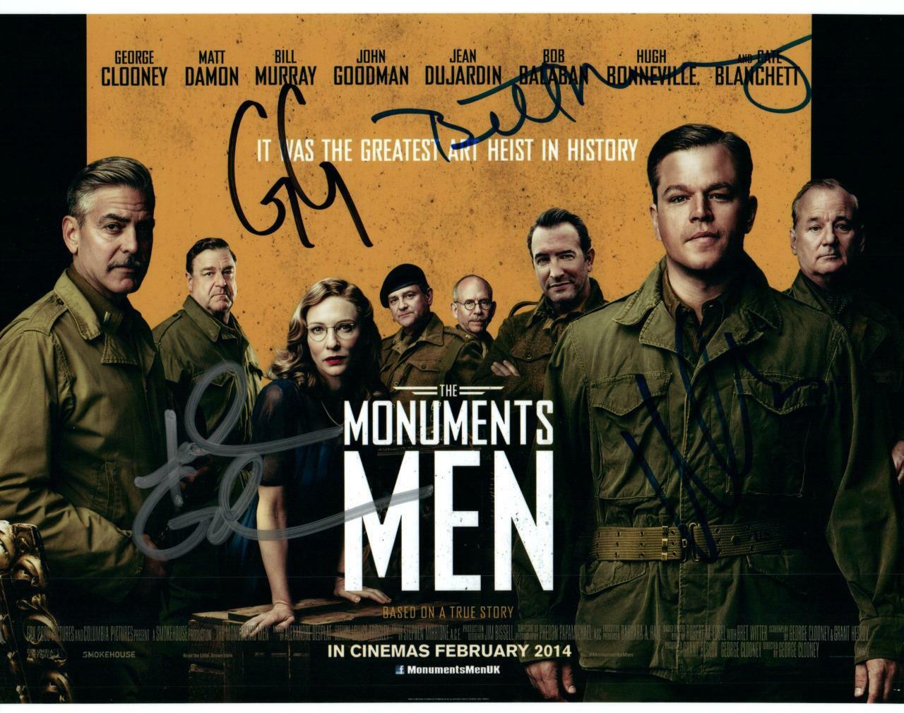 Bill Murray Clooney Damon Goodman autographed 8x10 Photo Poster painting signed Pic Nice and COA