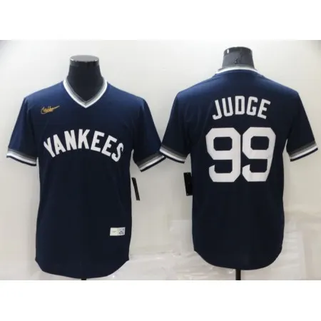 Men's New York Yankees #99 Aaron Judge Navy Stitched Baseball Jersey VK1E