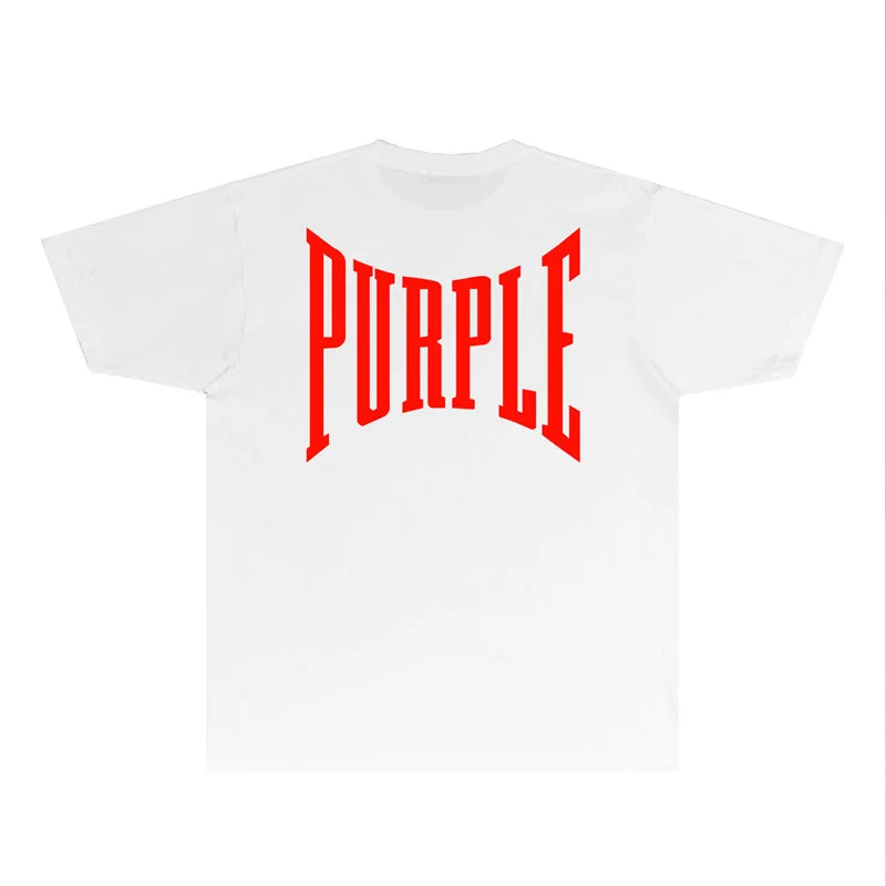 Purple 2023 new fashion T-shirt short sleeves