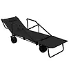2-in-1 Wagons Carts Foldable 440lbs Capacity Folding Chair Cart with All-Terrain Wheels Beach Wagon for  Sports Garden Camping