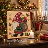 (20x20cm)Delivery Gnome DIY Pearl Painting Art With Inner Wooden Framed Kit