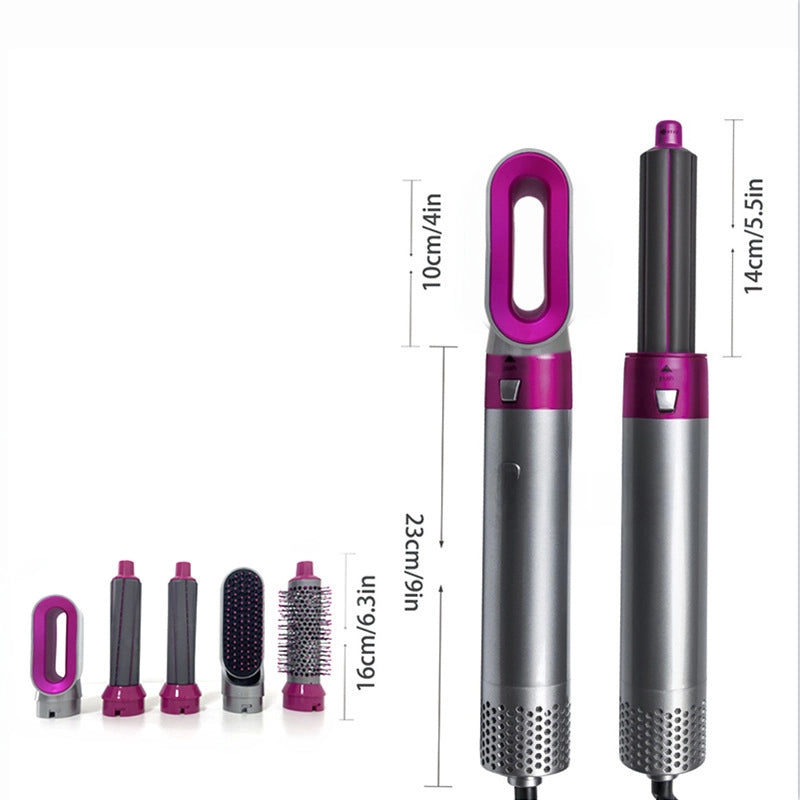 Five-in-one Curling Iron Hair Comb Multifunctional Straight Roll Dual-purpose Hot Air Comb Automatic Curling Iron Manufacturers