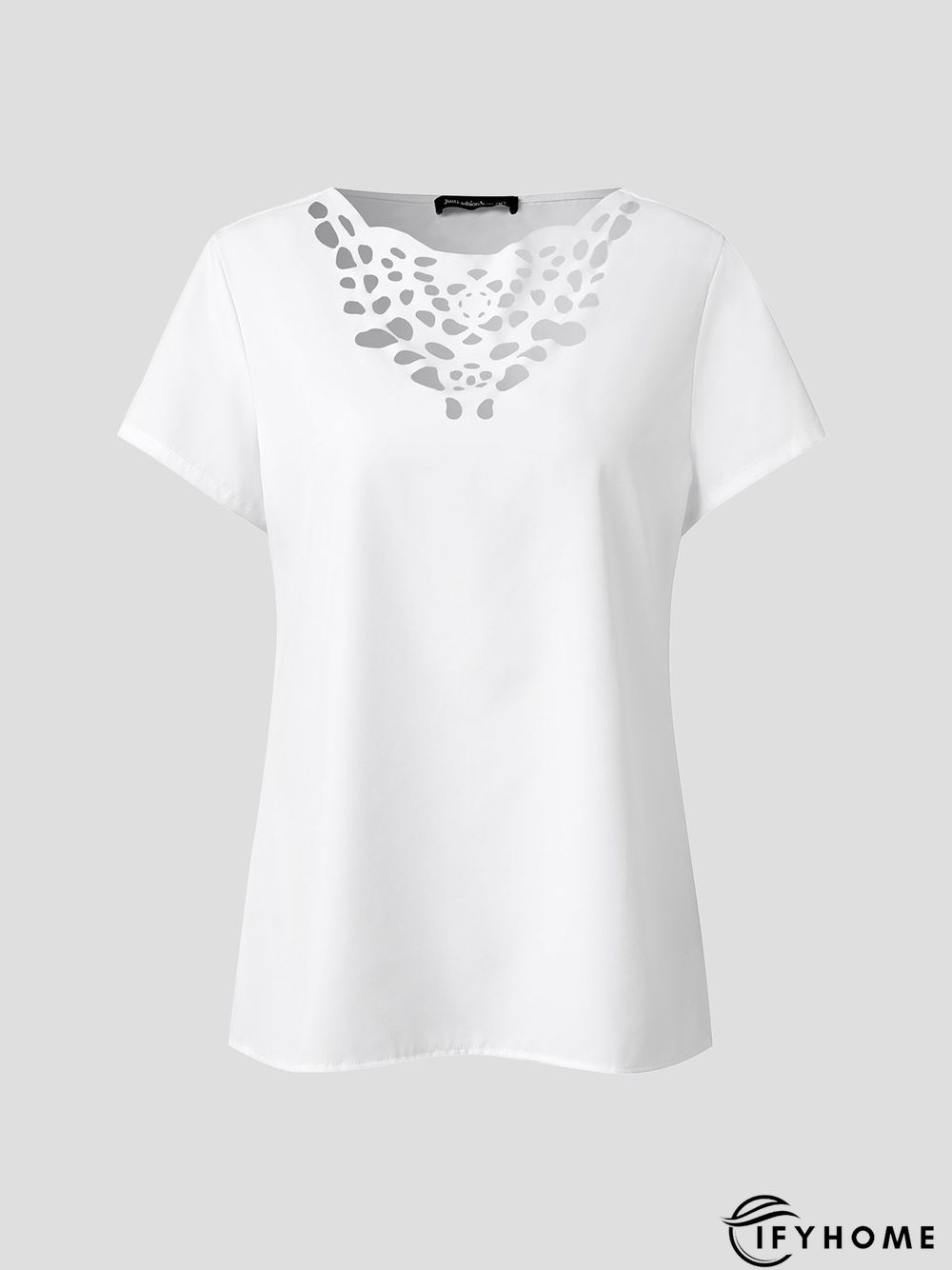 Casual Burnt Design Short Sleeve T-Shirt | IFYHOME