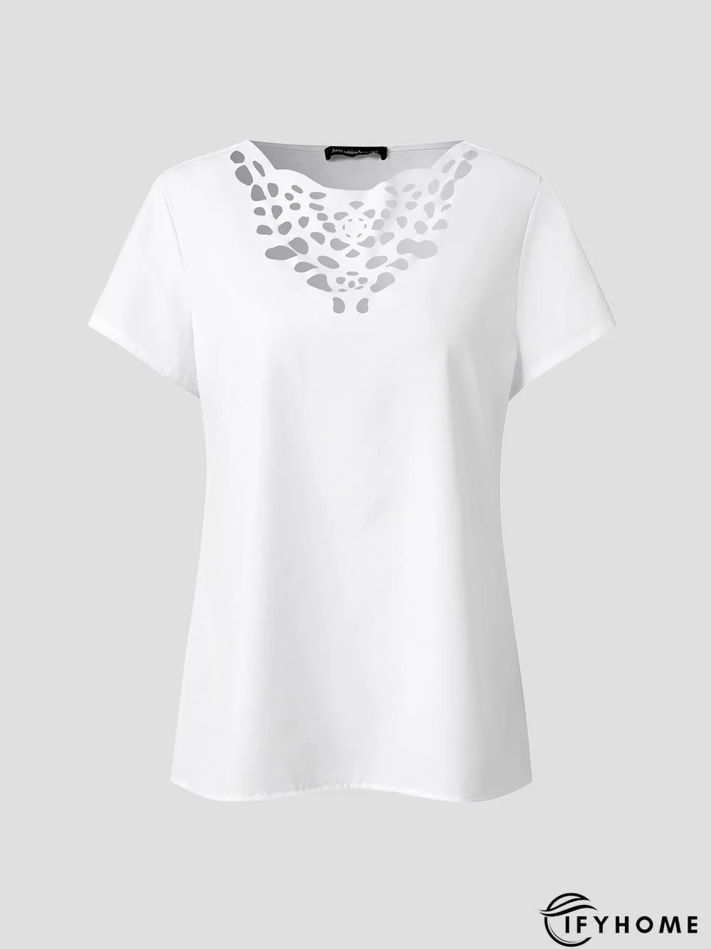 Casual Burnt Design Short Sleeve T-Shirt | IFYHOME