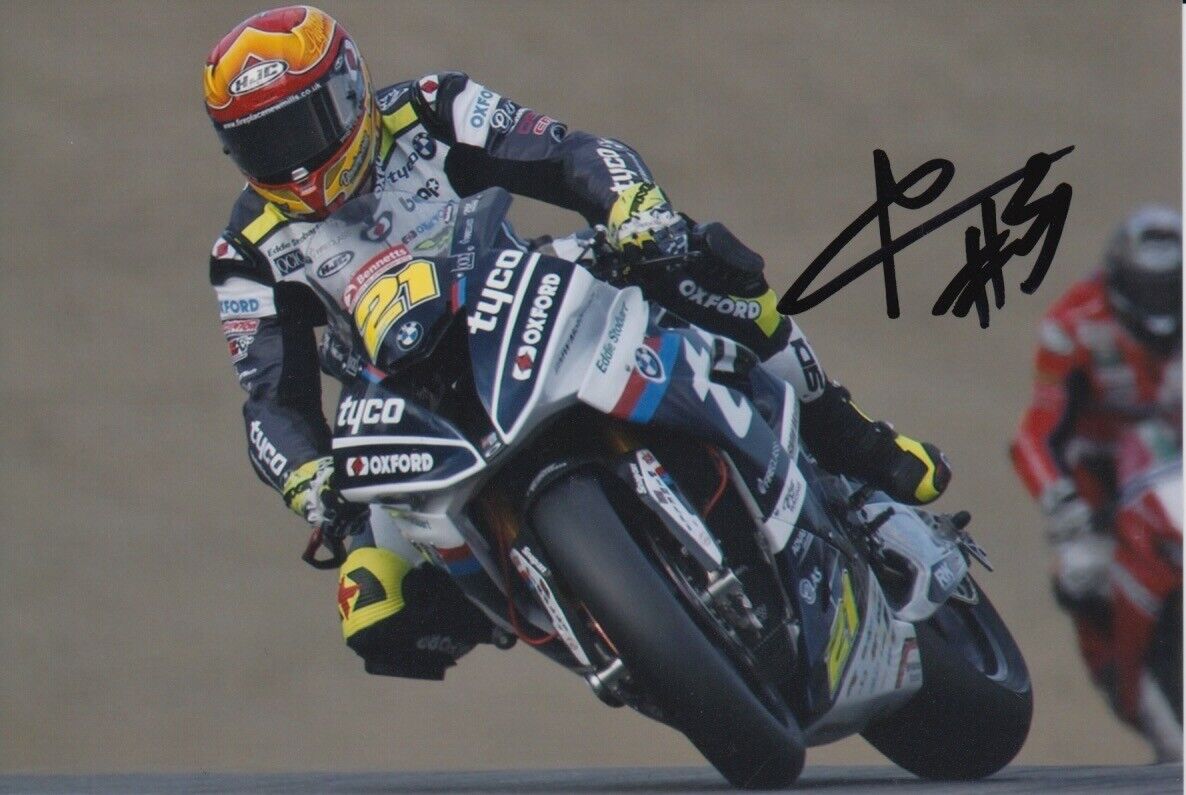 CHRISTIAN IDDON HAND SIGNED 6X4 Photo Poster painting - BSB AUTOGRAPH - TYCO BMW.