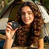 For  Powerbeats Fit BT Earphone Protective Cover with Bracket & Metal Carabiner Shockproof TPU Protective Sleeve Anti-Scratch Dustproof BT Earbuds Case for Outdoor Travel Camping