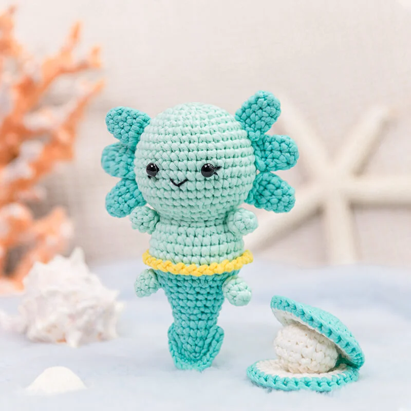 Mewaii® Crochet Kits For Gift Girl Original Designed Animal Crochet Kit for Beginners with Easy Peasy Yarn