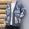 2023 Fashionable Color Blocked Casual Knitted Sweater Cardigan