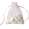 10 Pack | 3"x4" Pink Organza Drawstring Wedding Party Favor Gift Bags