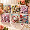 6pcs Diamond Painting Dreamy Heart Greeting Card Kits with Envelopes for Family Friend Gifts