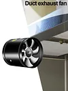 4 6 8 Inch Pipe Air Ventilator 2800RPM Toilet Wall Fan Metal for Bathroom Toilet
