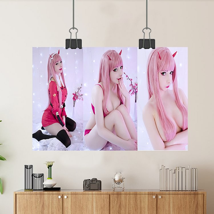 Darling In The Franxx - Zero Two - Cosplay/Custom Poster/Canvas/Scroll Painting/Magnetic Painting