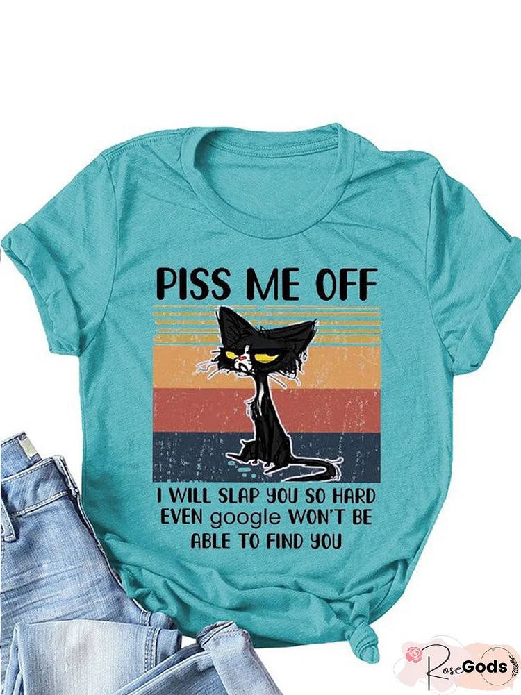 Piss Me Off I Will Slap You So Hard Even Google Won't Be Able To Find You Shirt & Top