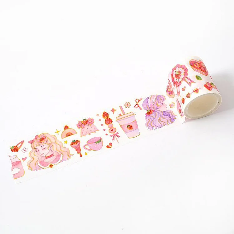 Strawberry Series Diary Decoration Tape