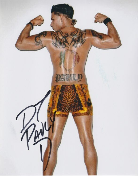 DJ Pauly D Jersey Shore signed 8x10 Photo Poster painting In-person