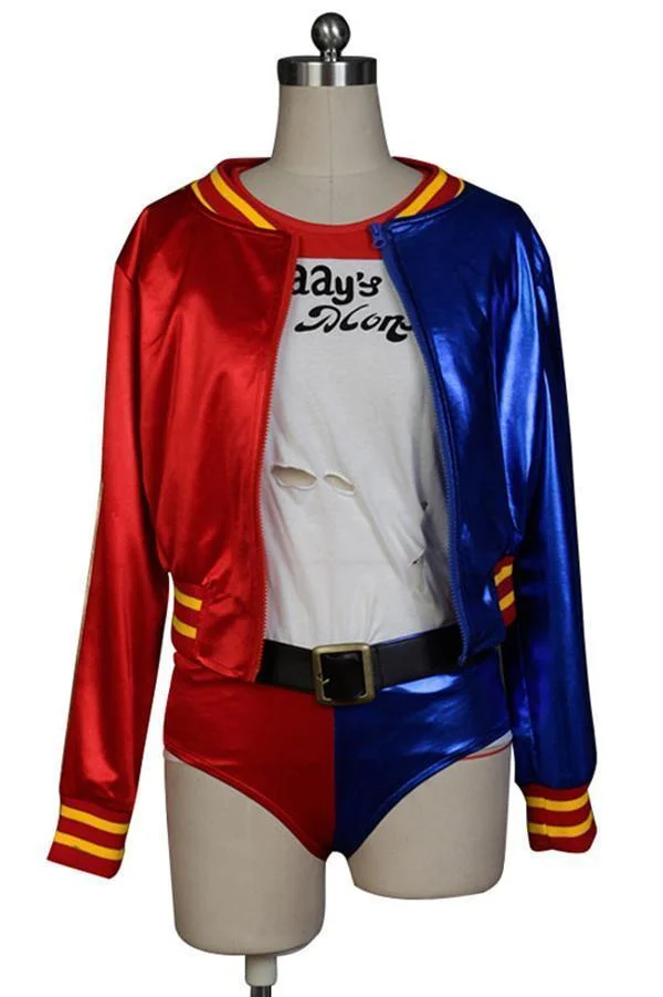Dc Comics Suicide Squad Harley Quinn Cosplay Costume