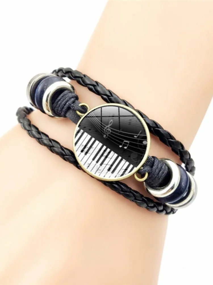VChics Fashion Musical Piano Keyboard Notes Bracelet