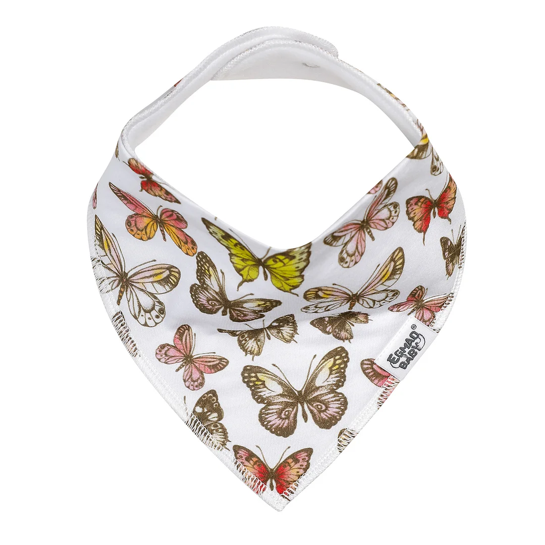 Egmao Baby Organic Cotton Baby Bibs 4-Pack