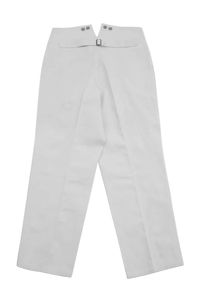   Luftwaffe German White cotton Trousers German-Uniform