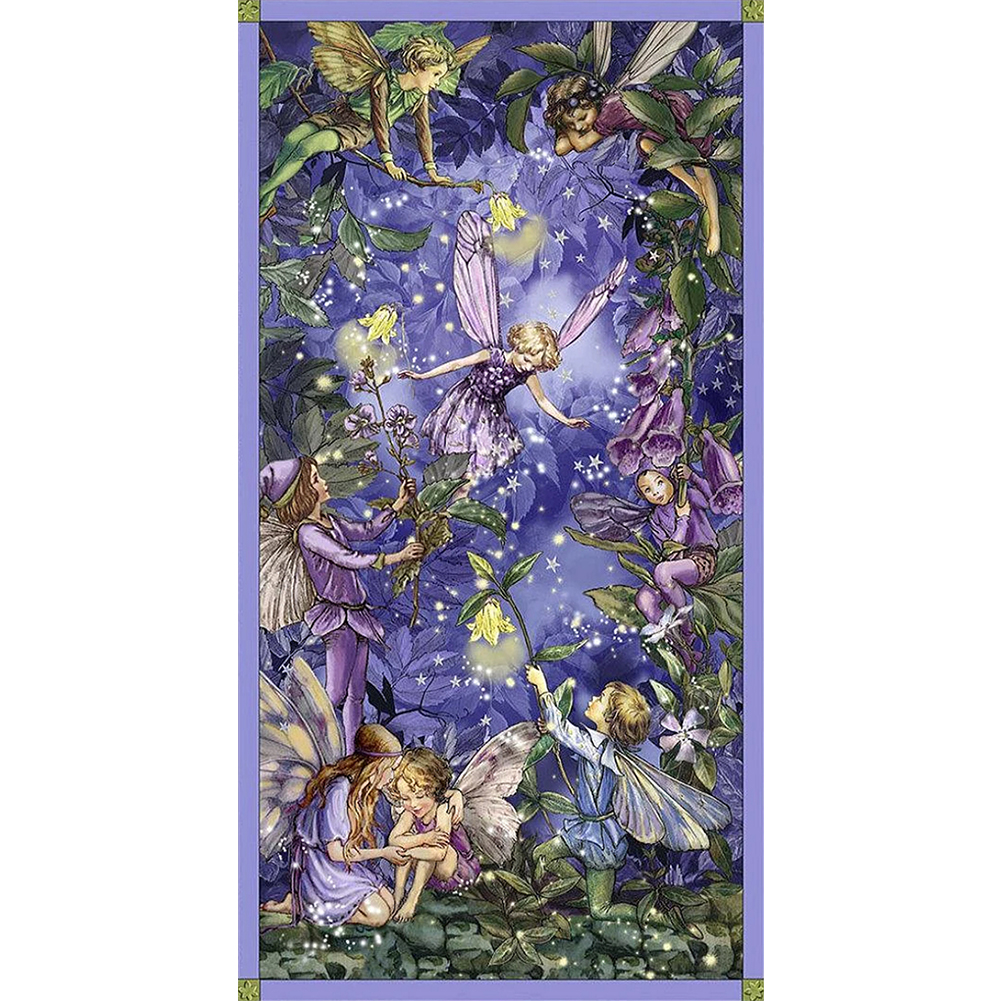 

Little Flower Fairy - Round Drill Diamond Painting - 40*70CM (Big Size), 501 Original