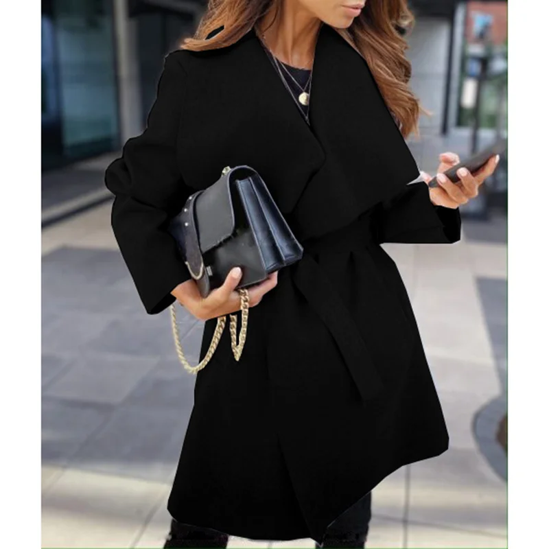 Autumn and winter long-sleeved cardigan jacket
