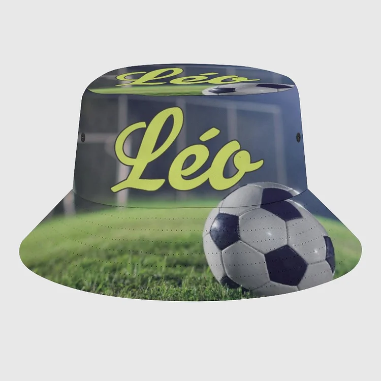 Personalized Soccer Visor Bucket Hat|H28
