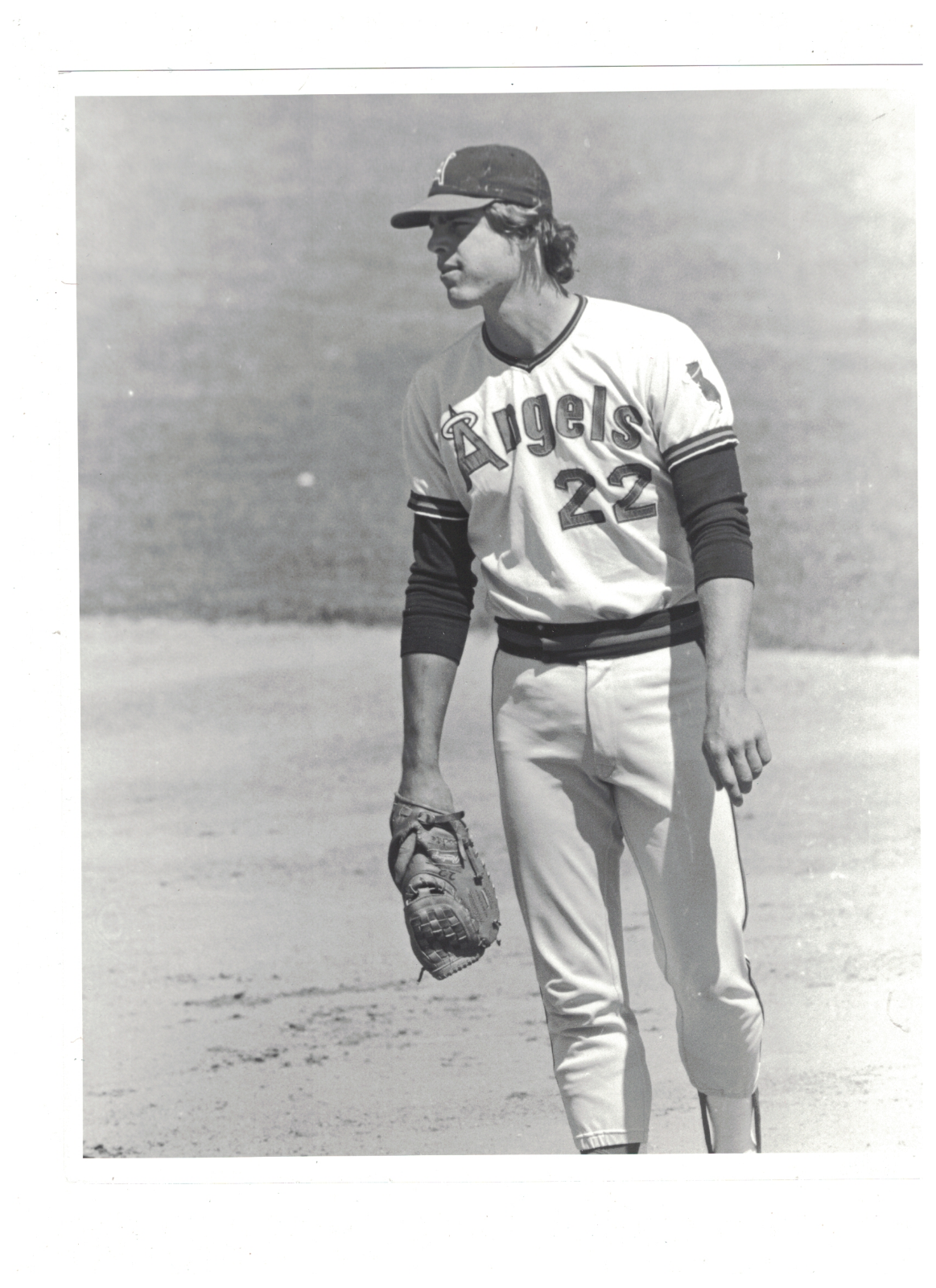 Bruce Bochte California Angels 8x10 Vintage Baseball Photo Poster painting RH1