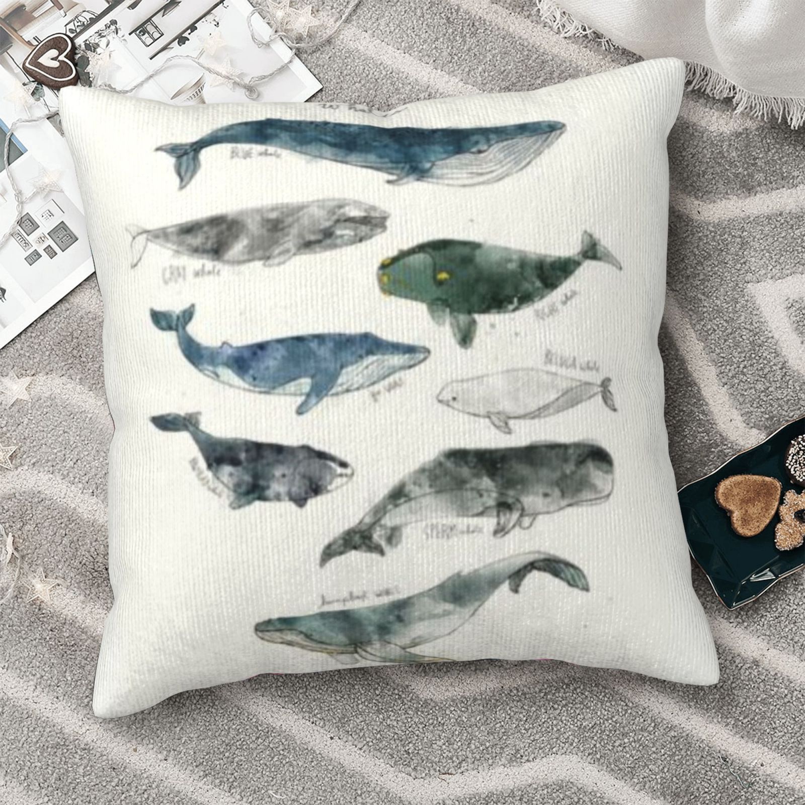 Comstylish Undersea Creature Corduroy Pillow