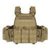 Outdoor Weighted Plate Carrier Tactical Vests 1000 Oxford Cloth Military Training Plate Carrier