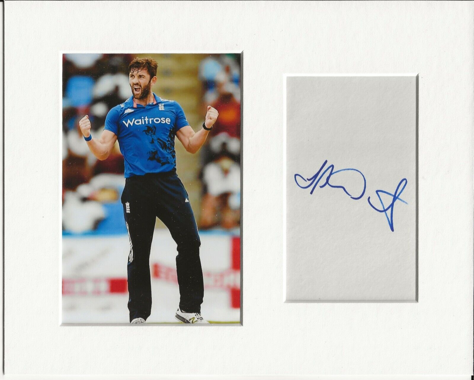 Liam Plunkett cricket signed genuine authentic autograph signature and Photo Poster painting COA