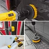 3Pcs Power Scrubber Drill Brush Attachment Set Electric Cleaning Scrub Brush Kit
