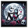 Jack And Sally In The Moonlight-11CT Stamped Cross Stitch 40*40cm/15.75*15.75in