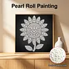 DIY Pearl Painting Sunflower for Home Wall Decor(25x25cm)