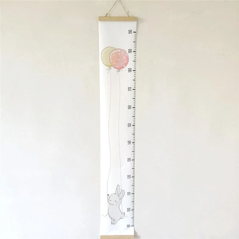 INS Nordic Baby Height Ruler Wooden Wall Hanging Child Kids Growth Chart Height Record Measure Ruler Home Decorative Photo Props