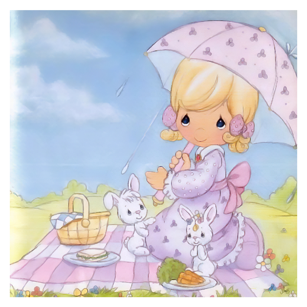 

Water Drop Doll - Round Drill Diamond Painting - 30*30CM, 501 Original