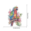 2Pcs Diamond Painting Parrot Diamond Art Pendant Wall Decor